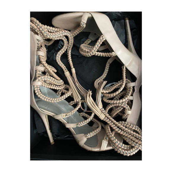 Monika Chiang 
IMENA II NUDE CALF SANDAL - Picture 4 of 6